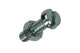 Mack 1017523 - metaalschroef cyl. kop + moer verz. 16 st m5 x 16 mm | 10 stuks