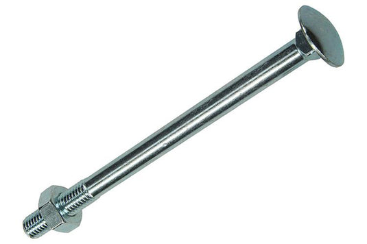 Mack 1017592 - houtbout + moer staal verzinkt1 st m10 x 140 mm | 10 stuks