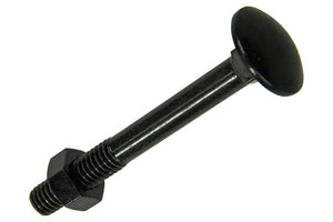 Mack 1017597 - houtbout + moer zwart 6,0 x 50 mm 4st | 5 stuks