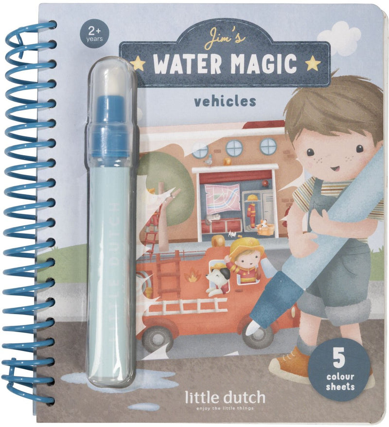 Chargez l'image dans la visionneuse de la galerie, Little dutch watertekenboek jim vehicles - water magic book
