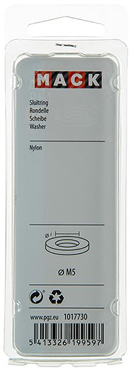 Afbeelding laden in galerijviewer, Mack 1017730 - sluitring nylon 10 st m5 | 10 stuks
