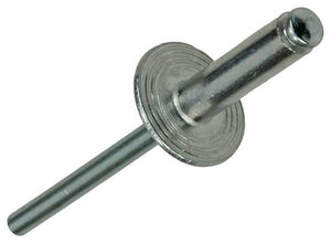 Mack 1020310 - 10 blindnieten alu brede kop 4,8x16mm | 5 stuks