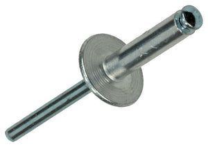 Mack 1020311 - 9 blindnieten alu brede kop 4,8x20mm | 5 stuks