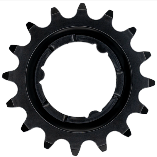 Kmc tandwiel voor shimano 16t o-mo staal 3 32 inch - zwart