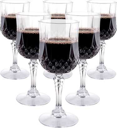 Alpina wijnglazen - set van 6 - 200ml - gehard kunststof