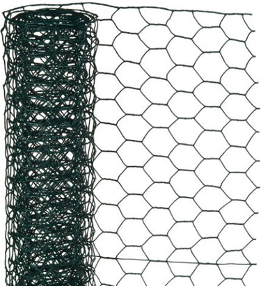 Nature - verzinkt staal gaas - 1 x 5m - groen - 13 x 13mm mazen