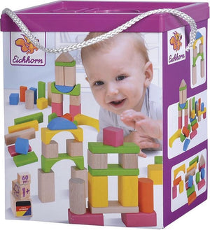 Eichhorn houten blokken, 60dlg.