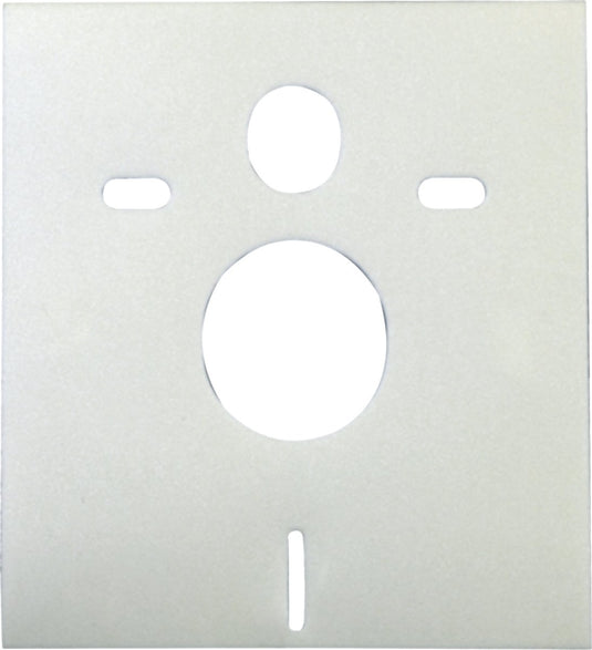 Plieger isolatiemat voor hangend toilet bidet met steunbussen