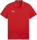 Puma teamgoal casuals polo heren sportshirt - red- white