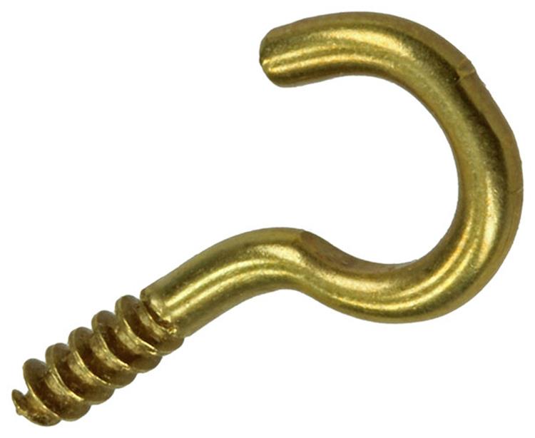 Afbeelding laden in galerijviewer, Mack 1019697 - schroefhaak messing 4 st 3,0 x 16mm | 10 stuks
