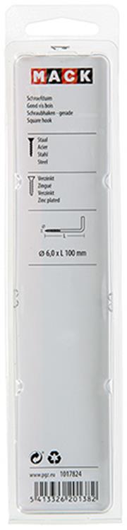 Afbeelding laden in galerijviewer, Mack 1017824 - schroefduim staal verzinkt 3 st 6,0 x 100 mm | 5 stuks
