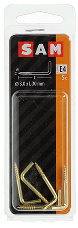 Laden Sie das Bild in Galerie -Viewer, Mack 1019702 - schroefduim messing 5 st 3,0 x 30mm | 10 stuks
