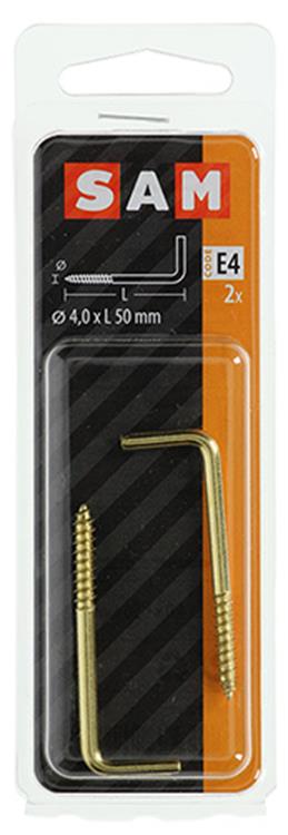 Laden Sie das Bild in Galerie -Viewer, Mack 1019704 - schroefduim messing 2 st 4,0 x 50mm | 10 stuks
