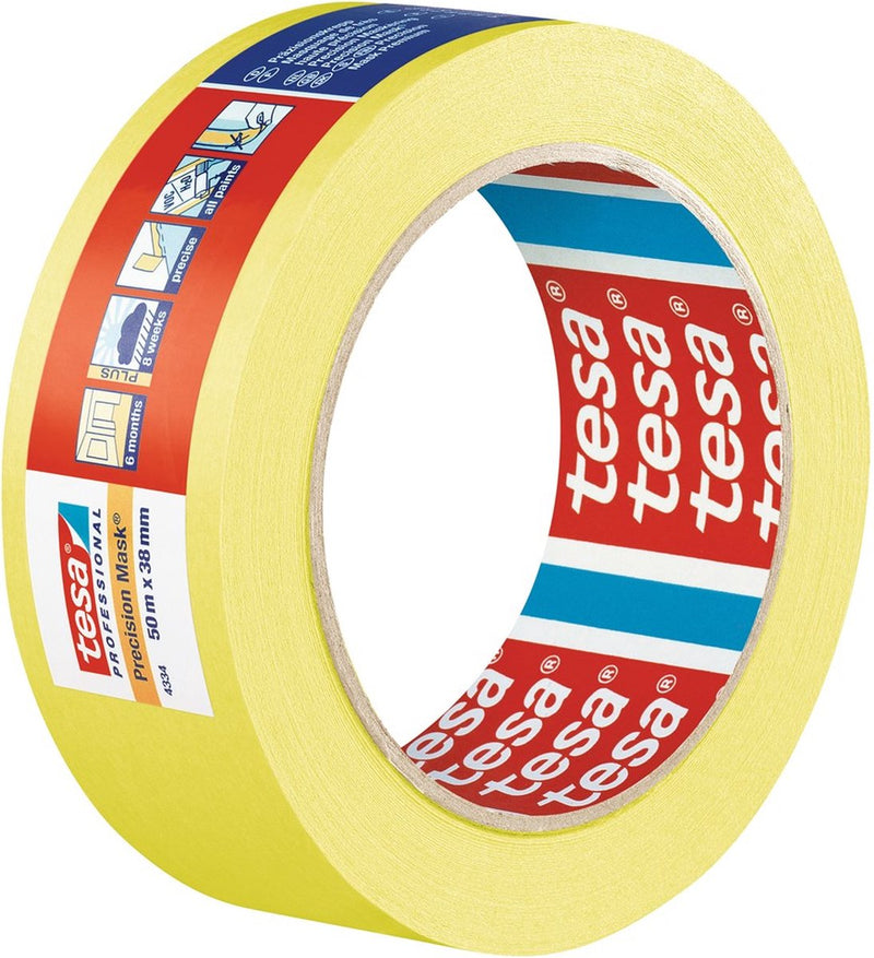 Load image into Gallery viewer, Tesa professional tesa precision mask 4334 25mm 50m geel
