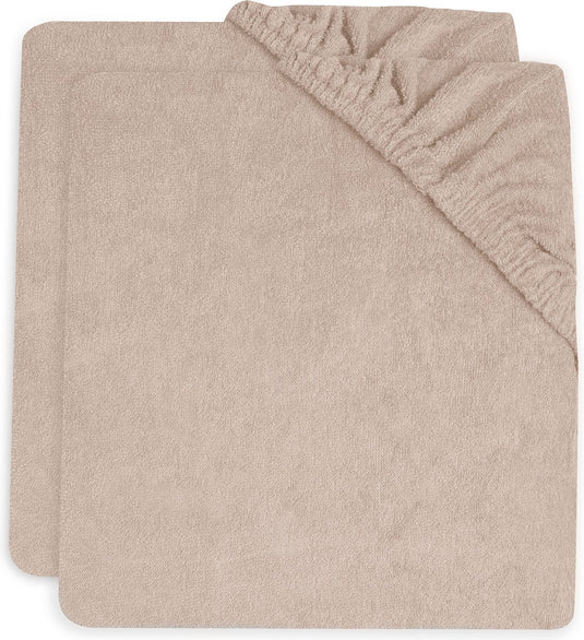Jollein - aankleedkussenhoes badstof 50x70cm - zachte hoes baby aankleedkussen - wild rose - 2 stuks