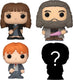 Funko harry potter - bitty pop! 4-pack hermione 2,5 cm verzamelfiguur - multicolours