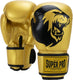 Super pro combat gear talent (kick)bokshandschoenen goud zwart 10oz