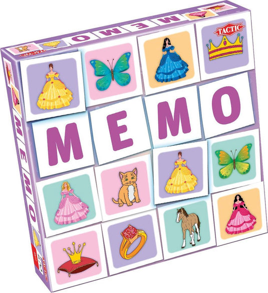 Tactic memory - kaartspel - memo - prinsessen en dieren