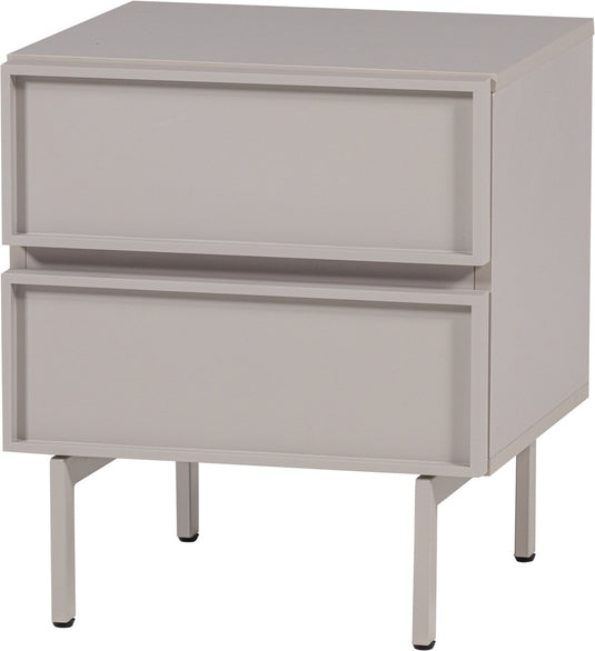 Woood tours ladekast nachtkastje 2 lades melamine mdf - zand