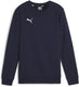 Puma teamgoal casuals crew neck sweat jr jongens sporttrui - navy- white