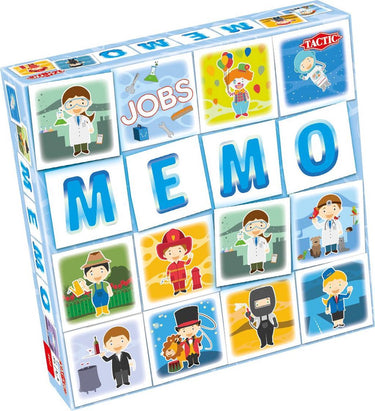 Tactic memo beroepen - memospel - zoek de juiste paren - ontdek verschillende beroepen - educatief gezelschapsspel voor kinderen en families - 2 tot 6 spelers - vanaf 3 jaar