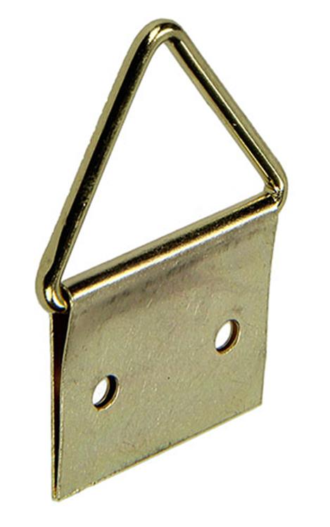 Mack 1017861 - kaderhanger staal vermessingd 4 st 19 x 31 mm | 10 stuks