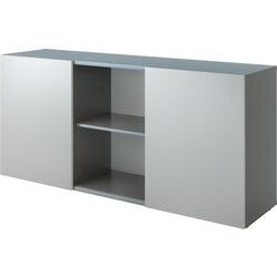 Bach schuifdeurkast hammerer 2fh grijs, zilver
