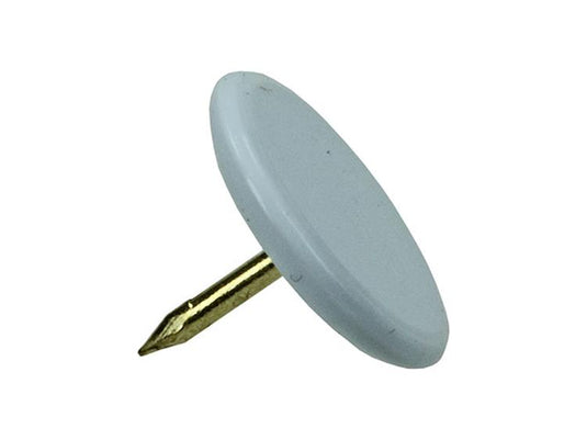 Mack 1017867 - duimspijker staal wit 60 st | 10 stuks