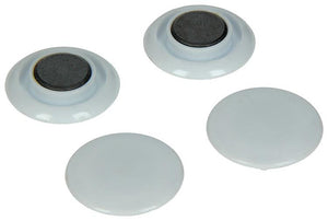 Mack 1017872 - bordmagneet kunststof wit 4 st30 mm | 10 stuks