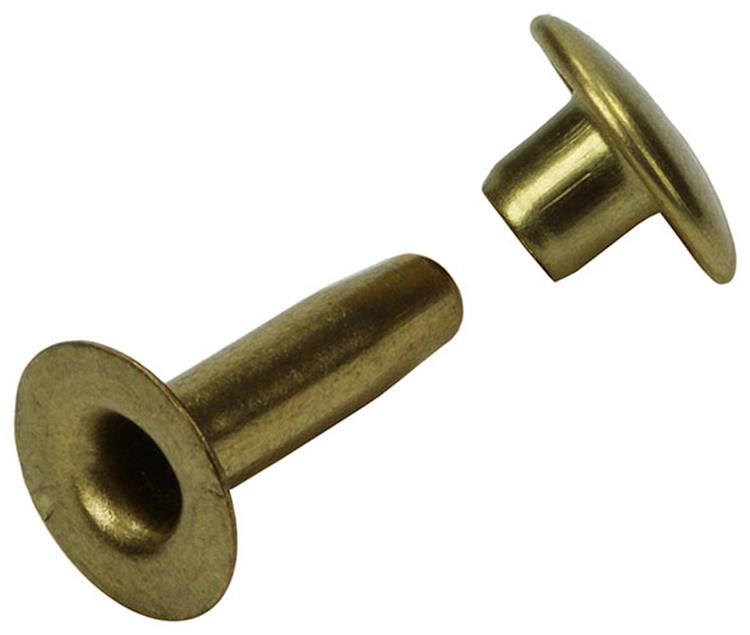 Afbeelding laden in galerijviewer, Mack 1019719 - klinknagel messing 5 st 4,2 x 15 mm | 10 stuks
