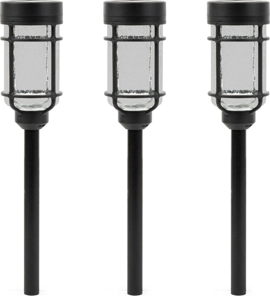 Luxform - 3x solar tuinlamp - catala - 6 lumen - set van 3 stuks
