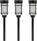 Luxform - 3x solar tuinlamp - catala - 6 lumen - set van 3 stuks