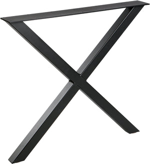 Woood tablo x-poot 1 stuks - metaal - zwart - 72x79x10