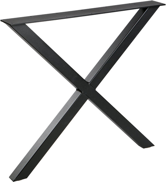 Woood tablo x-poot 1 stuks - metaal - zwart - 72x79x10