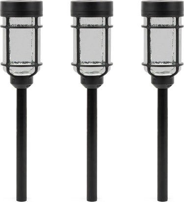 Luxform - 3x solar tuinlamp - catala - 6 lumen - set van 3 stuks