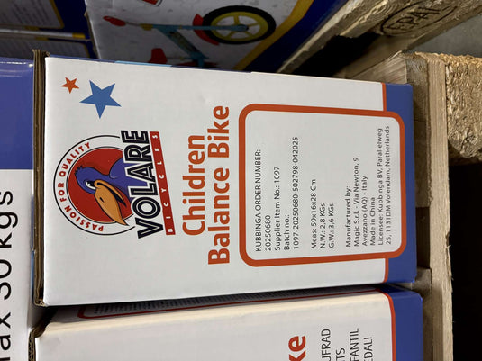 Volare loopfiets - blauw