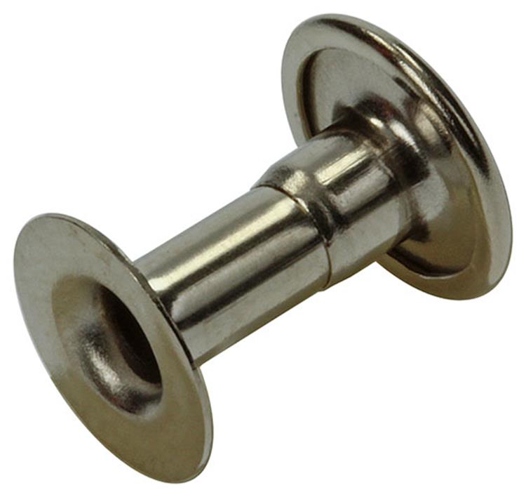 Afbeelding laden in galerijviewer, Mack 1019724 - klinknagel messing vernikkeld 5 st 4,2 x 12 mm | 10 stuks
