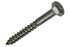 Mack 1019765 - houtdraadbout roestvrijstaal 4 st 6 x 50 mm | 10 stuks