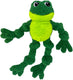 Kong knots frog groene knuffel voor honden 46cm