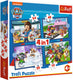 Merkloos sans marque puzzel 4 in 1 paw patrol 35+48+54+70 stukjes (6034650)