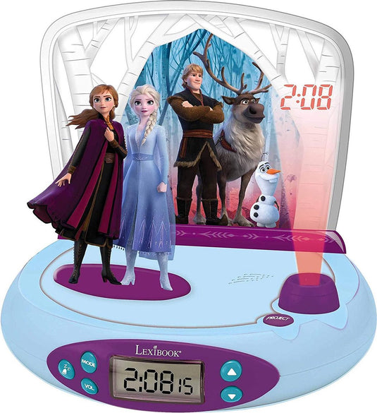 Lexibook disney frozen ii projectorklok met geluiden