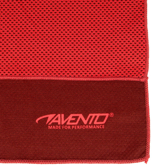 Avento sport koel handdoek - 80 x 30 cm - roze antraciet
