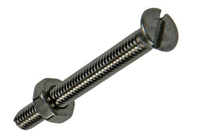 Mack 1019803 - metaalschroef verz. kop + moer rvs 15 st m3x25 | 10 stuks
