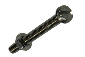 Mack 1019821 - metaalschroef cyl. kop + moer rvs 9 st m4x30 | 10 stuks