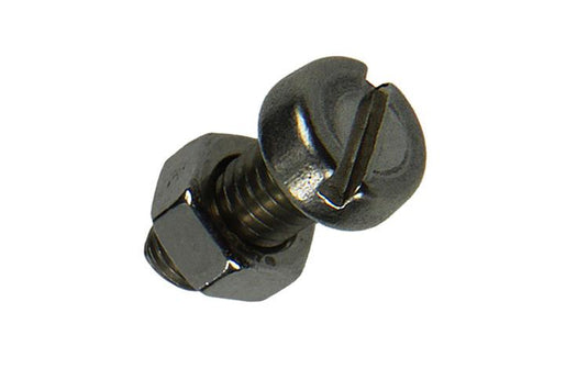 Mack 1019824 - metaalschroef cyl. kop + moer rvs 8 st m5x16 | 10 stuks