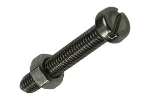 Mack 1019826 - metaalschroef cyl. kop + moer rvs 6 st m5x30 | 10 stuks