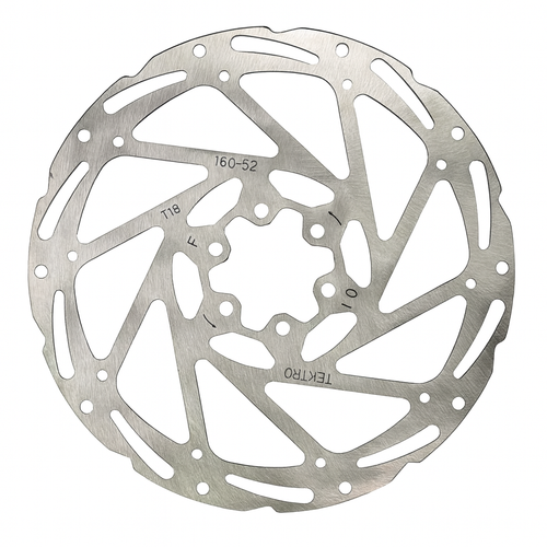 Tektro schijfrem rotor tr160-52 ø160mm, zilver