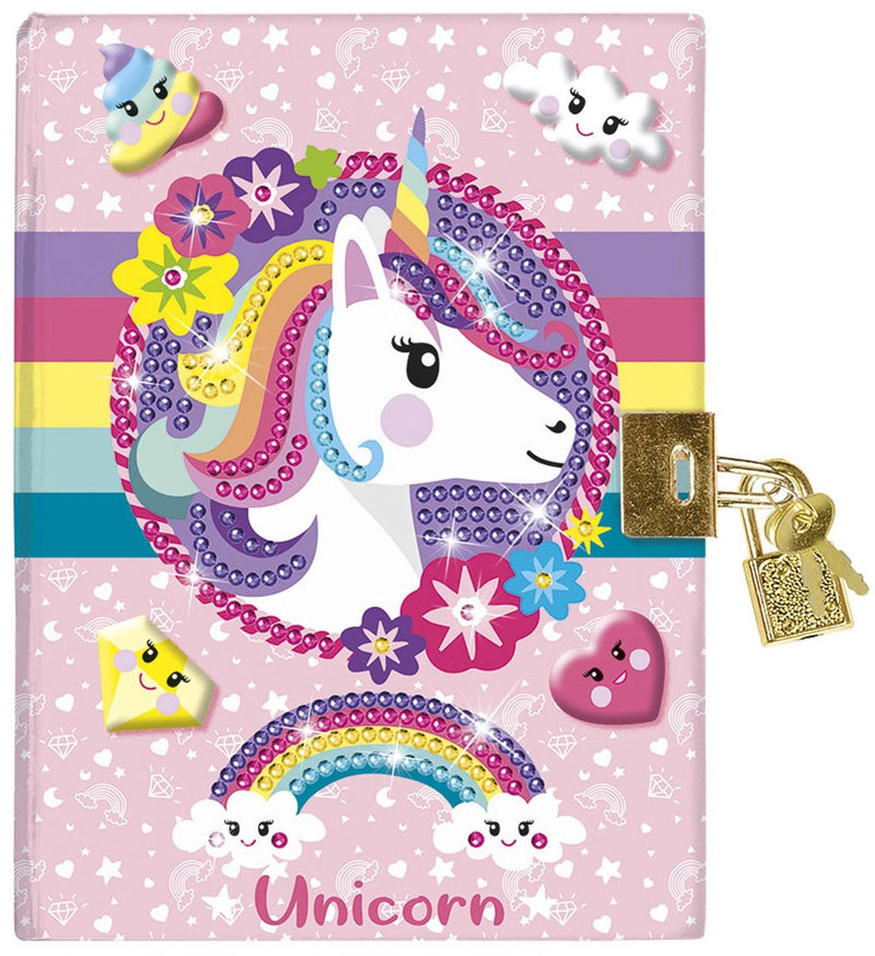 Afbeelding laden in galerijviewer, Totum unicorn geheim dagboek met slot vriendenboek | secret diary diamond painting knutselen | speelgoed meisjes cadeau tip
