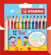 Stabilo trio thick short ergonomische kleurpotloden - 12dlg.