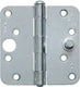 Axa ongelagerd veiligheidsscharnier met ronde hoeken - 89 x 89 mm